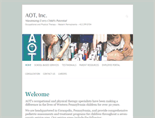 Tablet Screenshot of aotinc.com